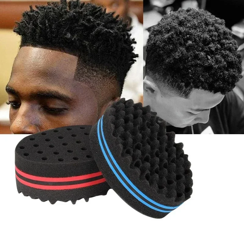 Twist Sponge Coil - Ovale Dubbele Kanten Magic Twist Haarborstel