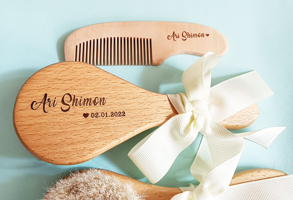 Babybadkam met aangepaste naam - Hair Care Names recensie en prijs